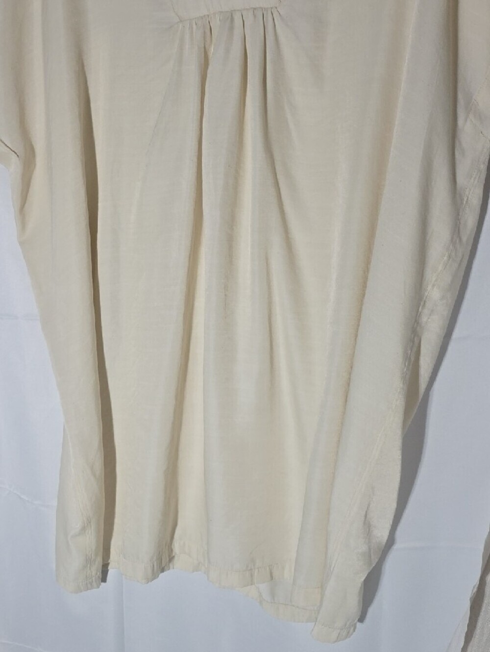 Gibson Latimer Cream V-Neck Tunic Dress Size XXL - Picture 4 of 13